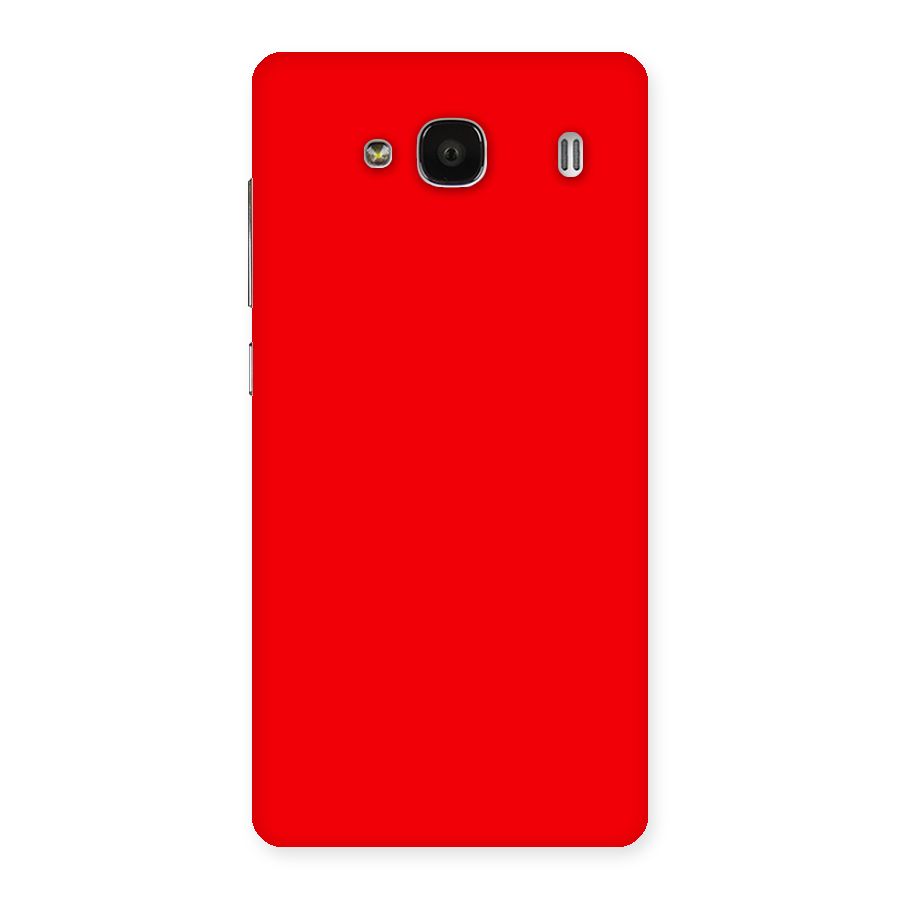 Bright Red Back Case for Redmi 2s