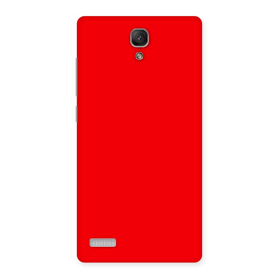 Bright Red Back Case for Redmi Note Prime