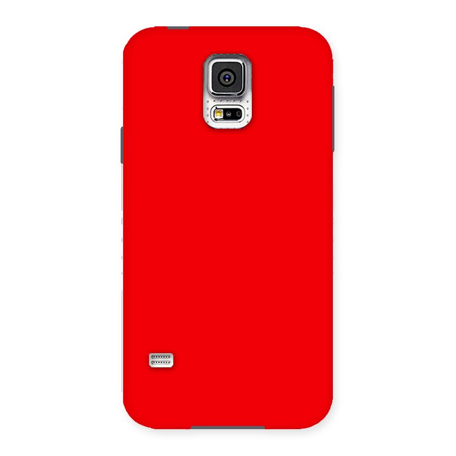 Bright Red Back Case for Samsung Galaxy S5