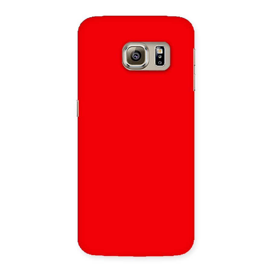 Bright Red Back Case for Samsung Galaxy S6 Edge