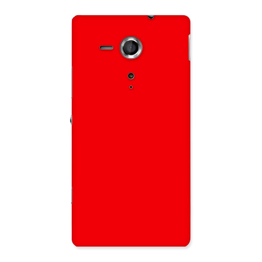 Bright Red Back Case for Sony Xperia SP