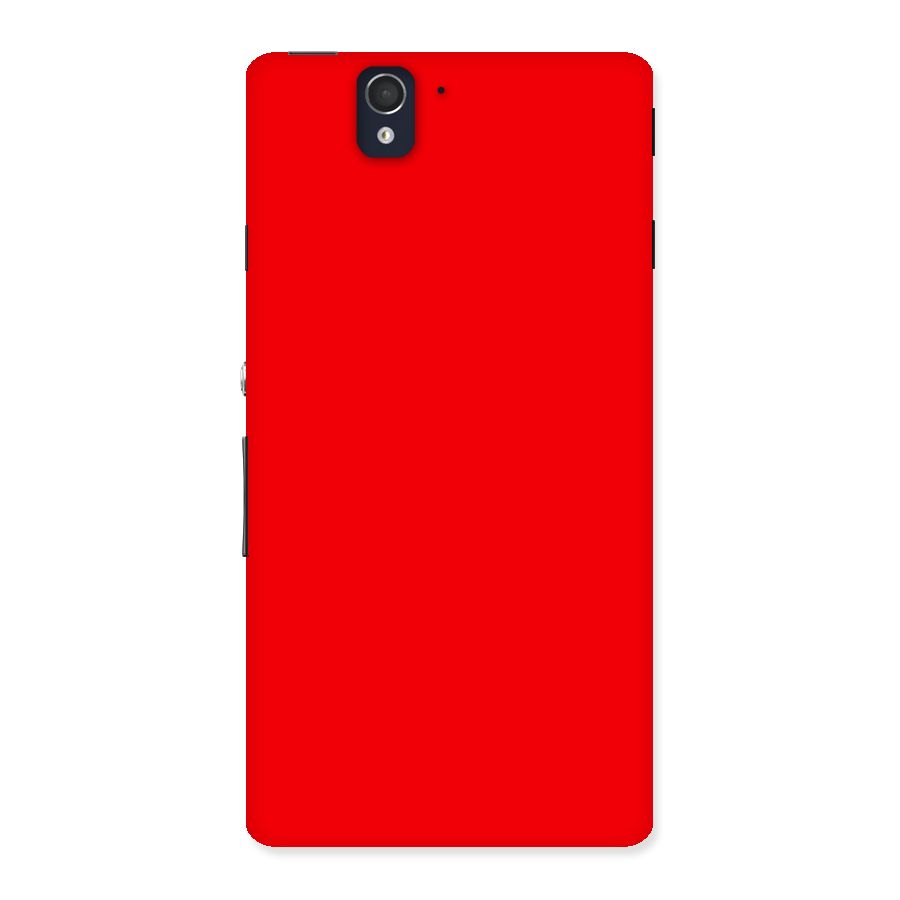 Bright Red Back Case for Sony Xperia Z