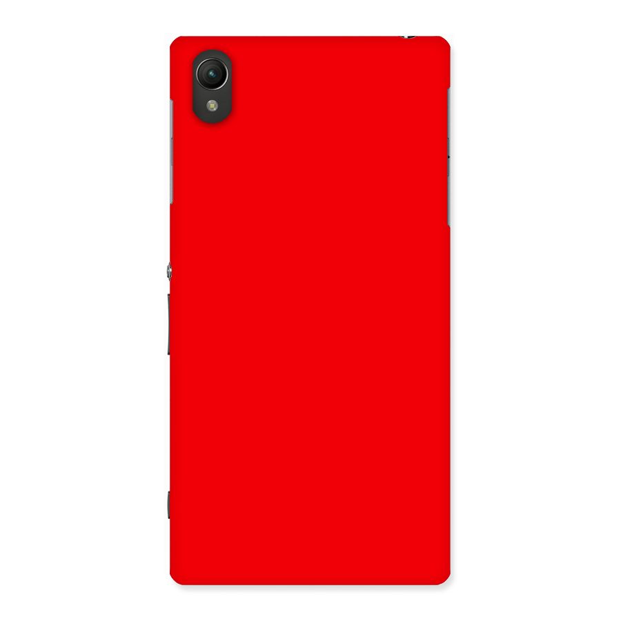 Bright Red Back Case for Sony Xperia Z1