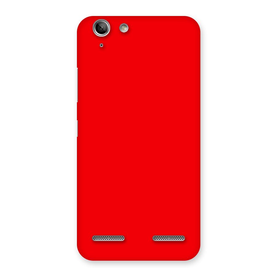 Bright Red Back Case for Vibe K5 Plus