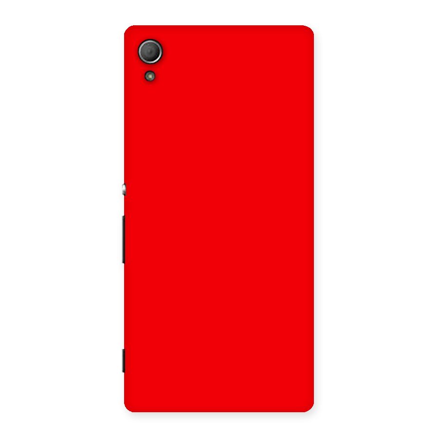 Bright Red Back Case for Xperia Z3 Plus
