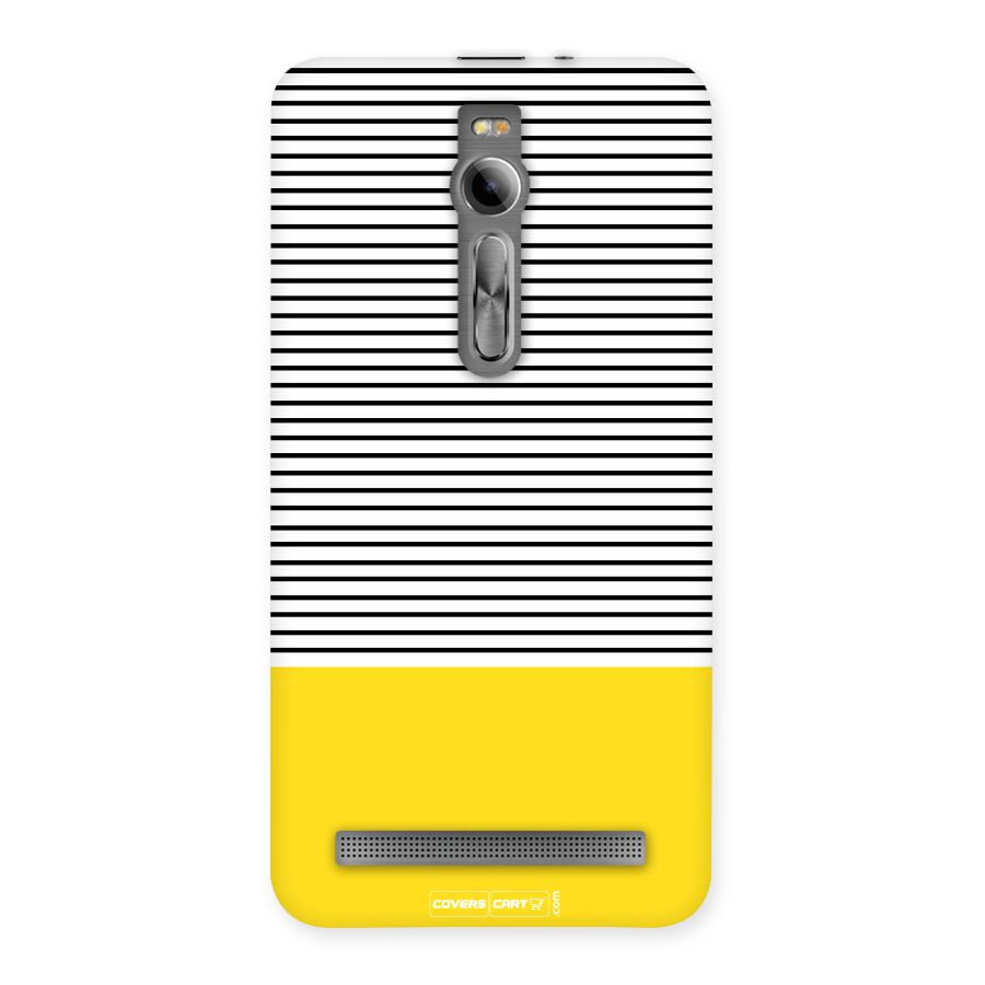 Bright Yellow Stripes Back Case for Asus Zenfone 2
