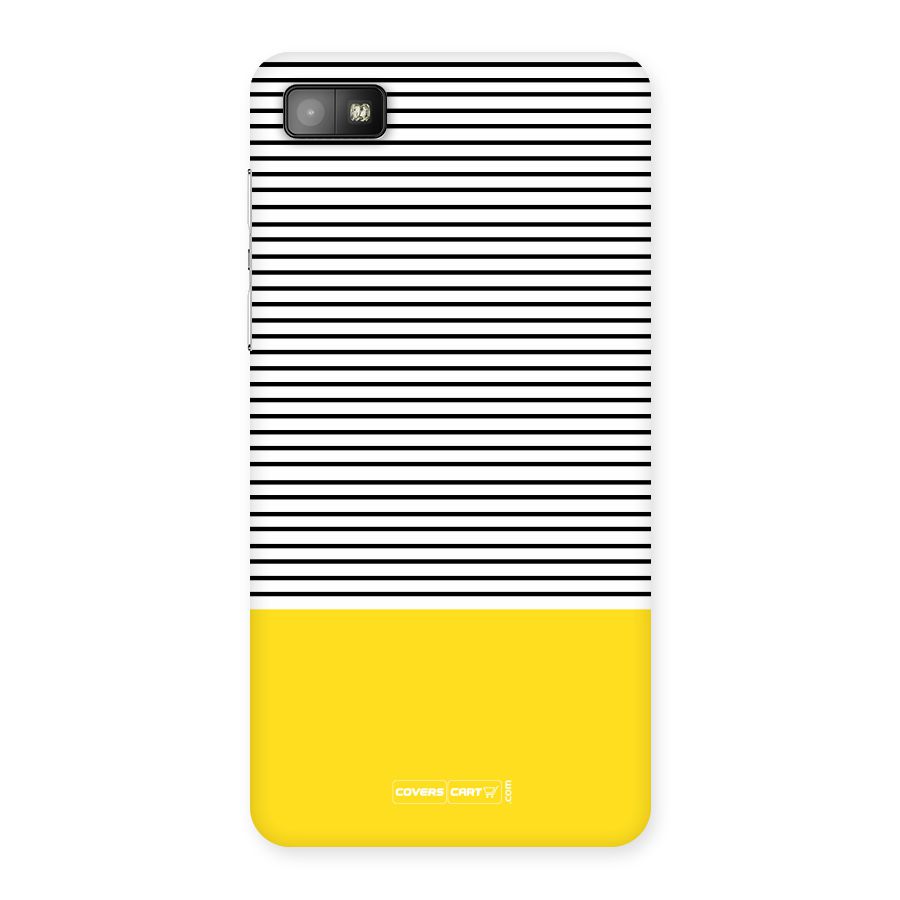 Bright Yellow Stripes Back Case for Blackberry Z10