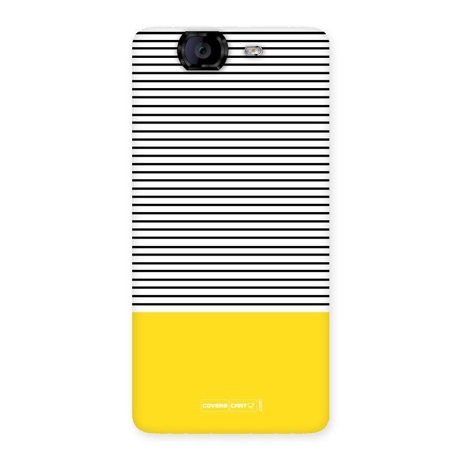 Bright Yellow Stripes Back Case for Canvas Knight A350