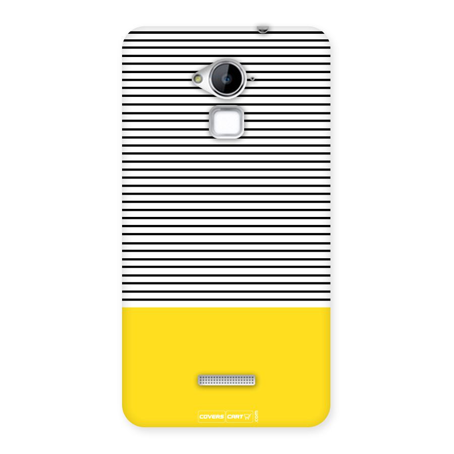 Bright Yellow Stripes Back Case for Coolpad Note 3