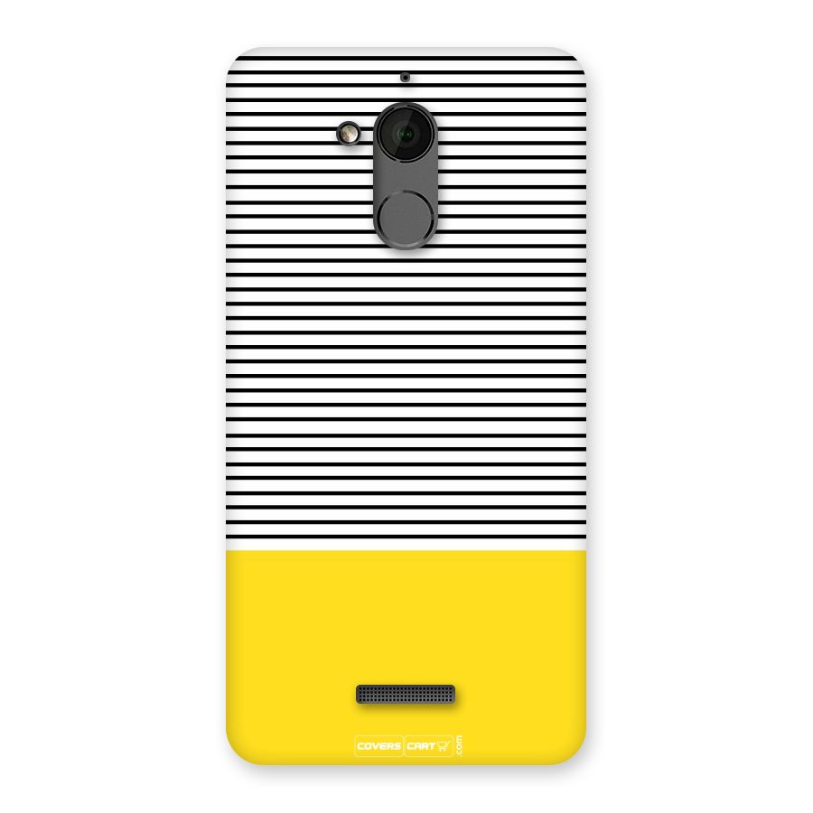 Bright Yellow Stripes Back Case for Coolpad Note 5