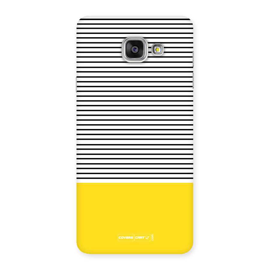Bright Yellow Stripes Back Case for Galaxy A7 2016
