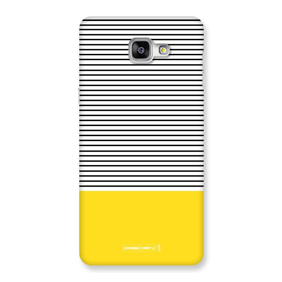 Bright Yellow Stripes Back Case for Galaxy A9