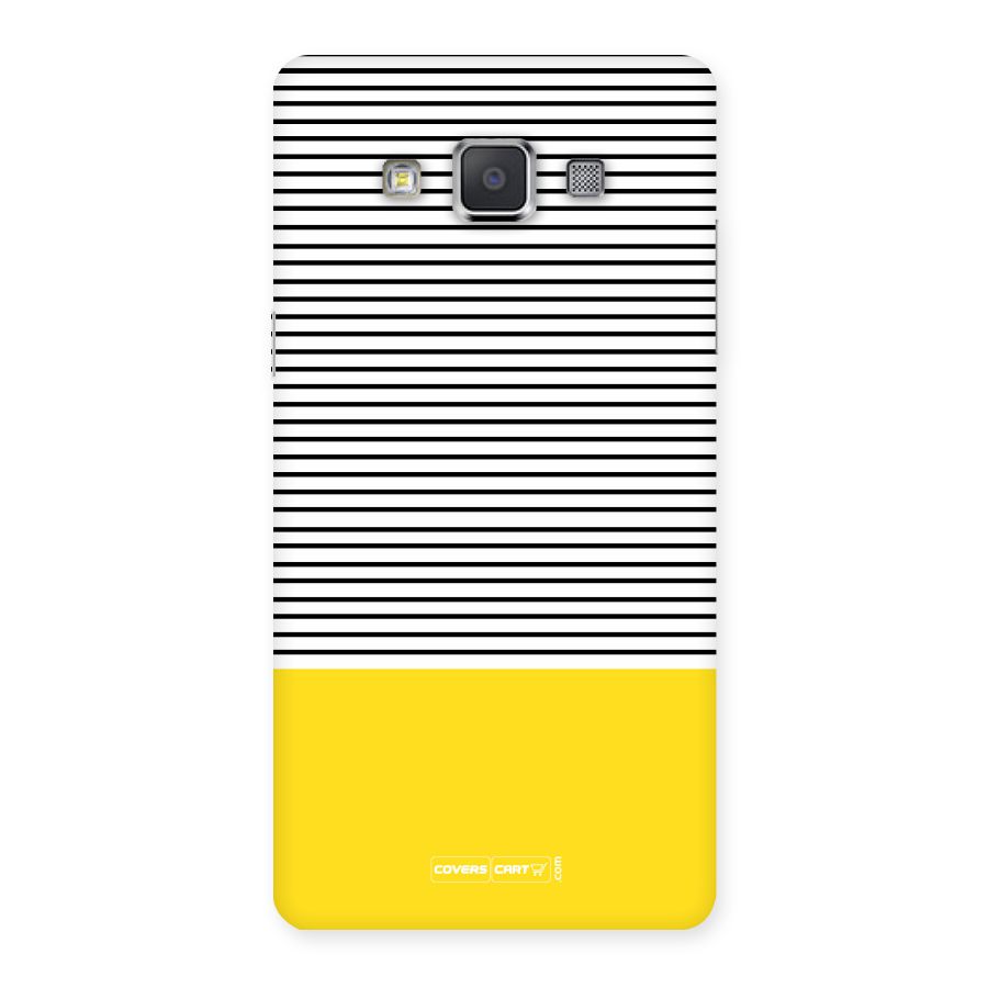 Bright Yellow Stripes Back Case for Galaxy Grand Max