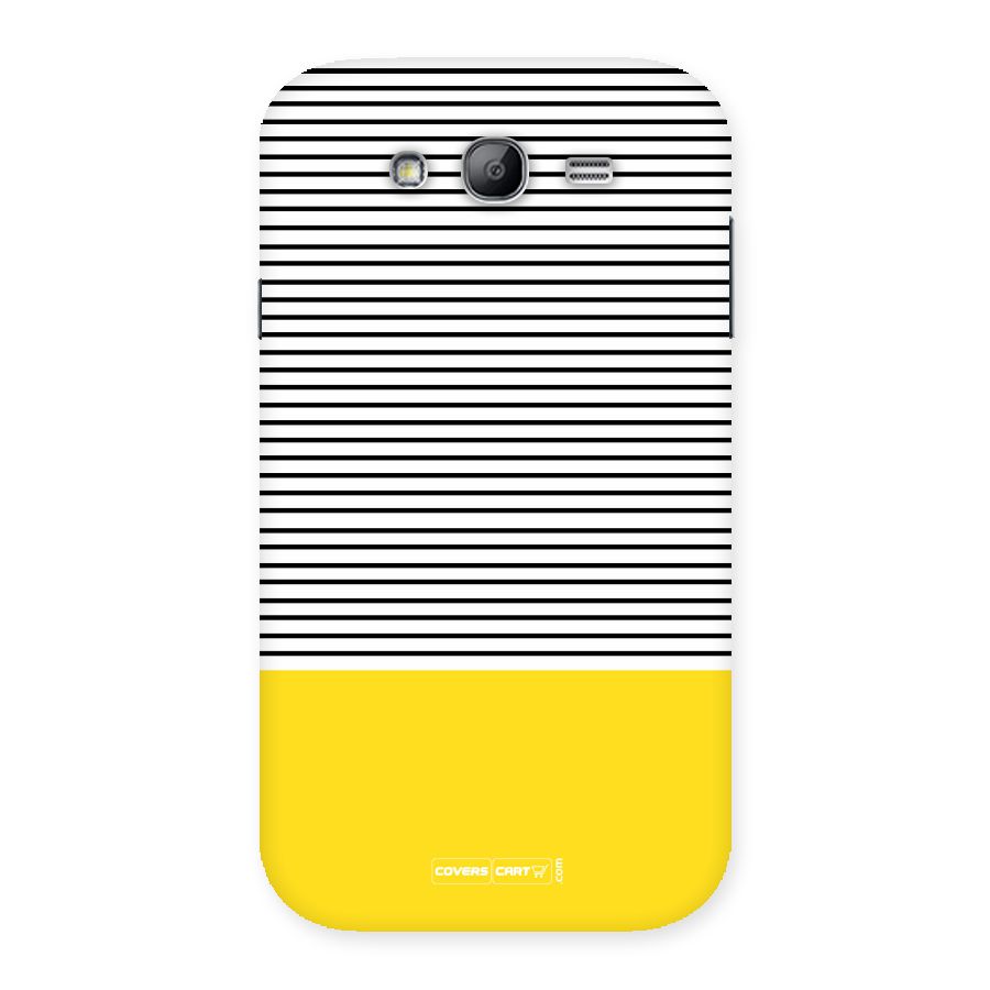 Bright Yellow Stripes Back Case for Galaxy Grand Neo Plus