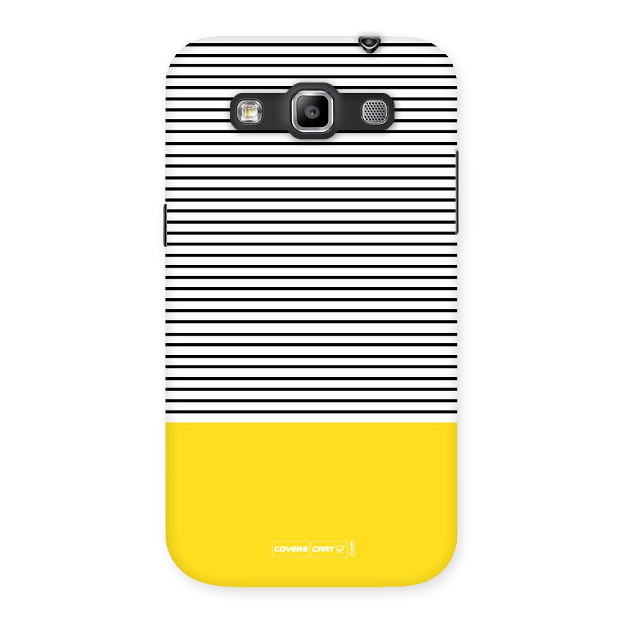 Bright Yellow Stripes Back Case for Galaxy Grand Quattro