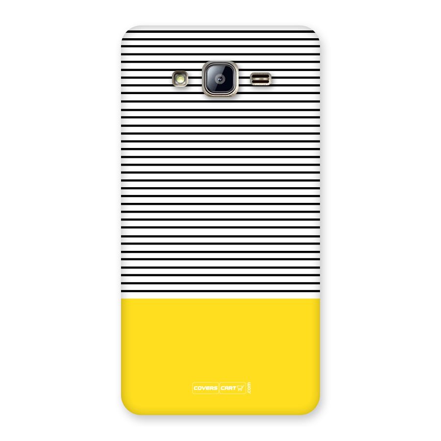 Bright Yellow Stripes Back Case for Galaxy On5