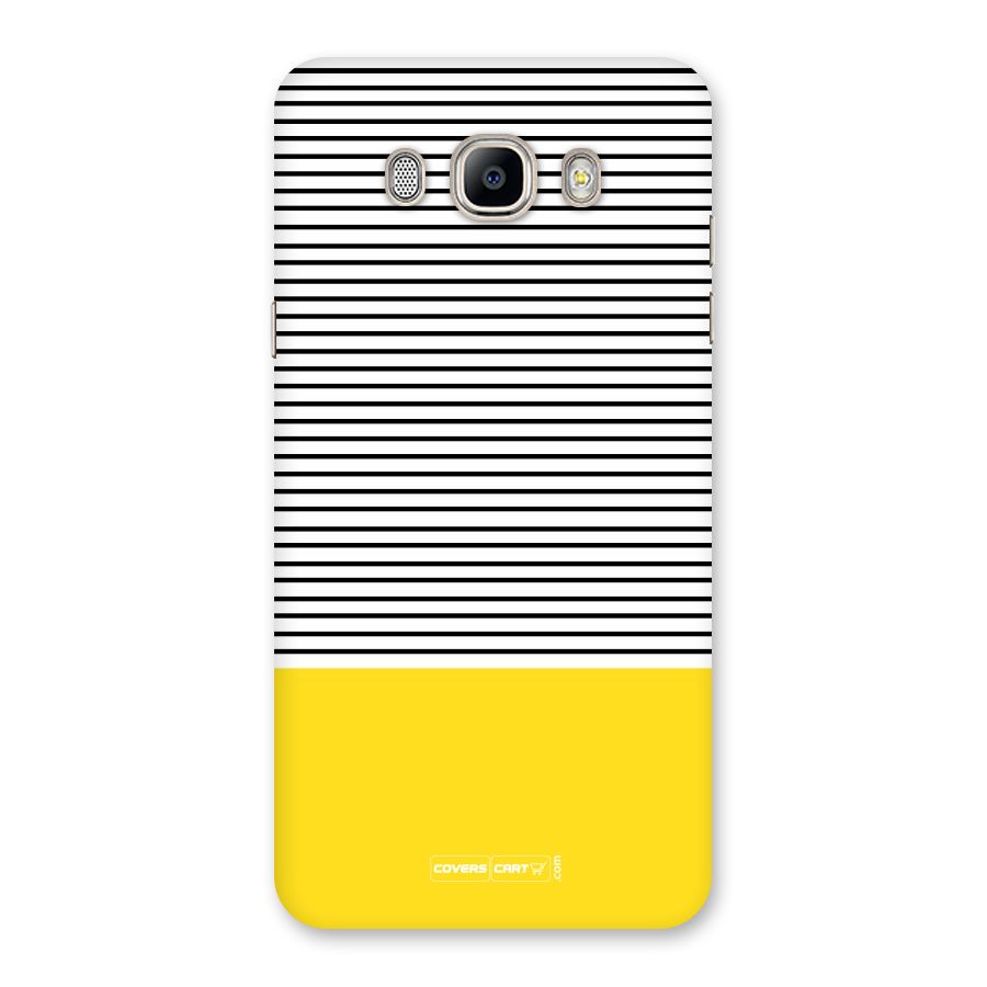 Bright Yellow Stripes Back Case for Galaxy On8
