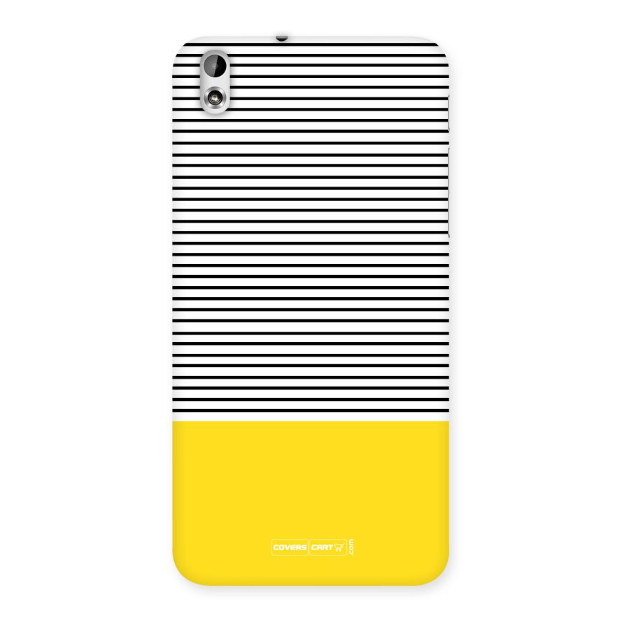 Bright Yellow Stripes Back Case for HTC Desire 816g