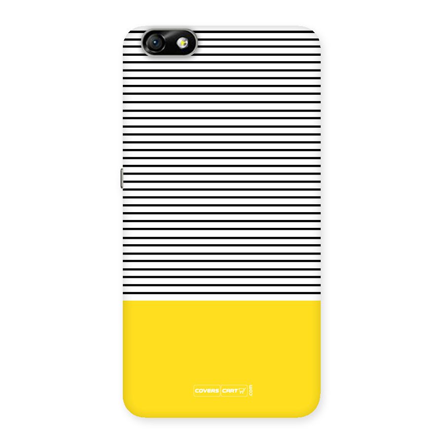Bright Yellow Stripes Back Case for Honor 4X