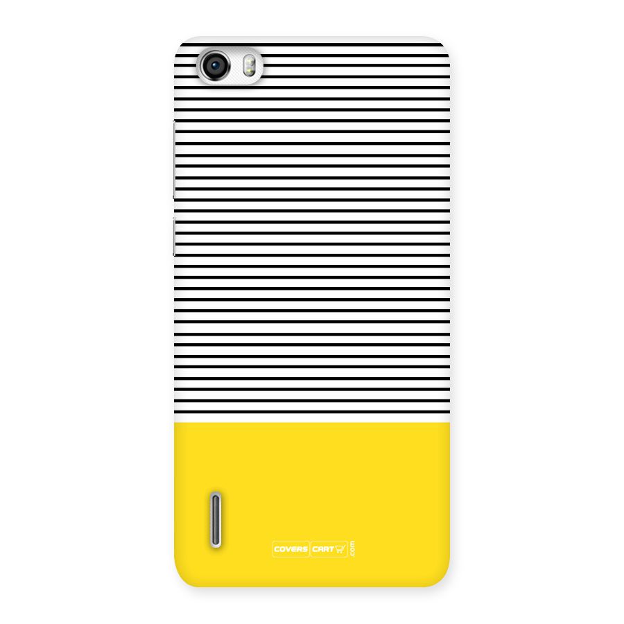 Bright Yellow Stripes Back Case for Honor 6