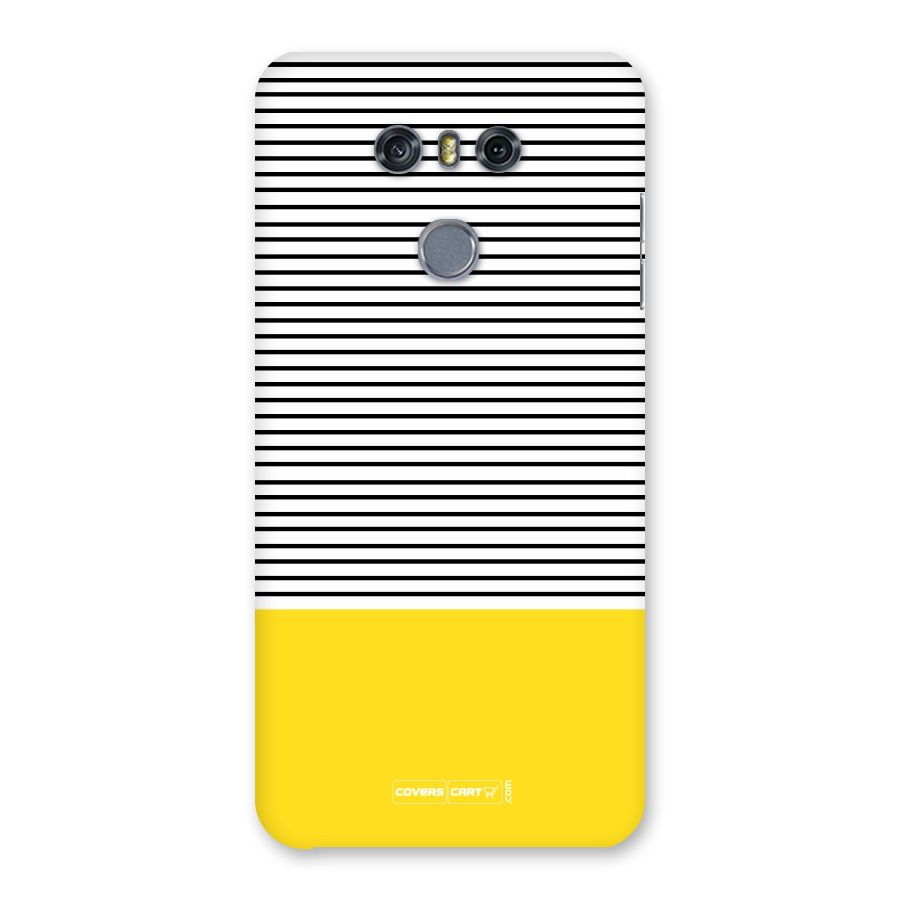 Bright Yellow Stripes Back Case for LG G6