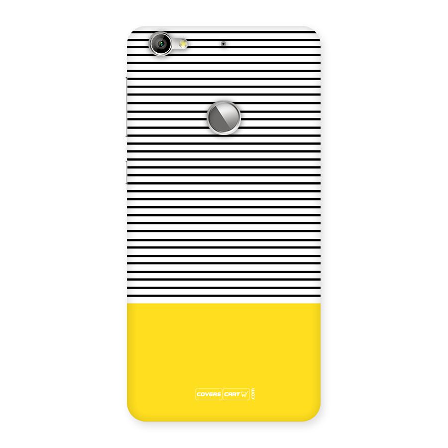Bright Yellow Stripes Back Case for LeTV Le 1s
