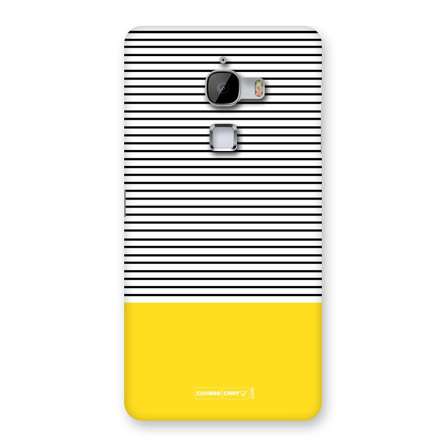 Bright Yellow Stripes Back Case for LeTv Le Max
