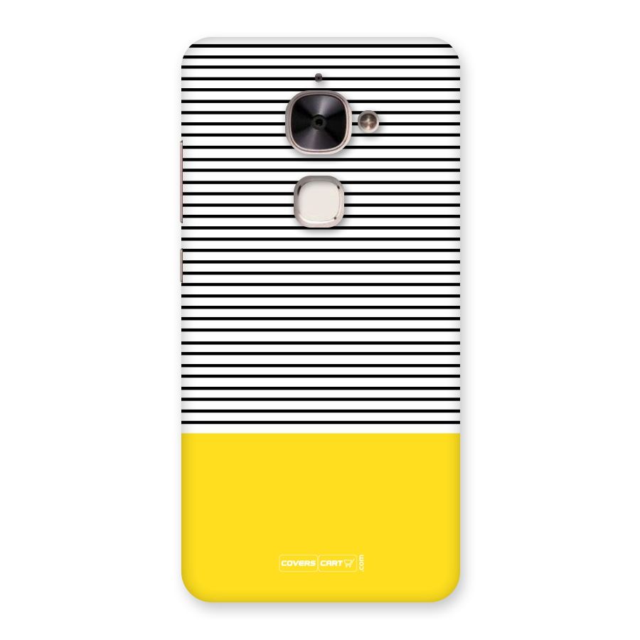 Bright Yellow Stripes Back Case for Le 2