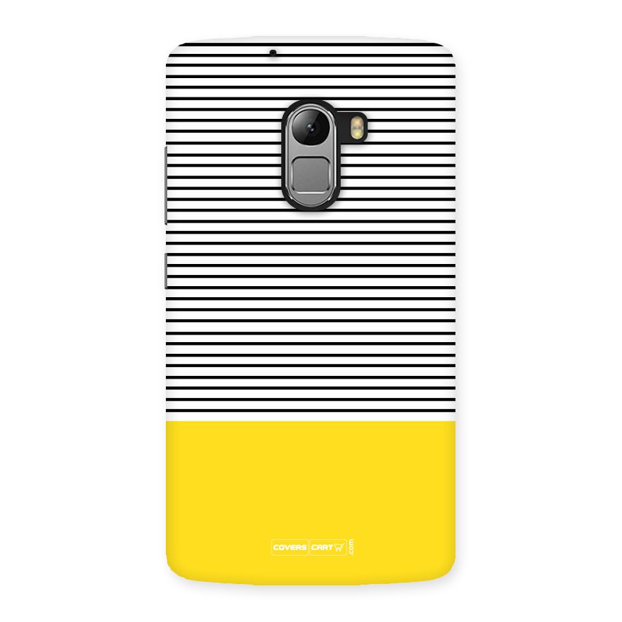 Bright Yellow Stripes Back Case for Lenovo K4 Note