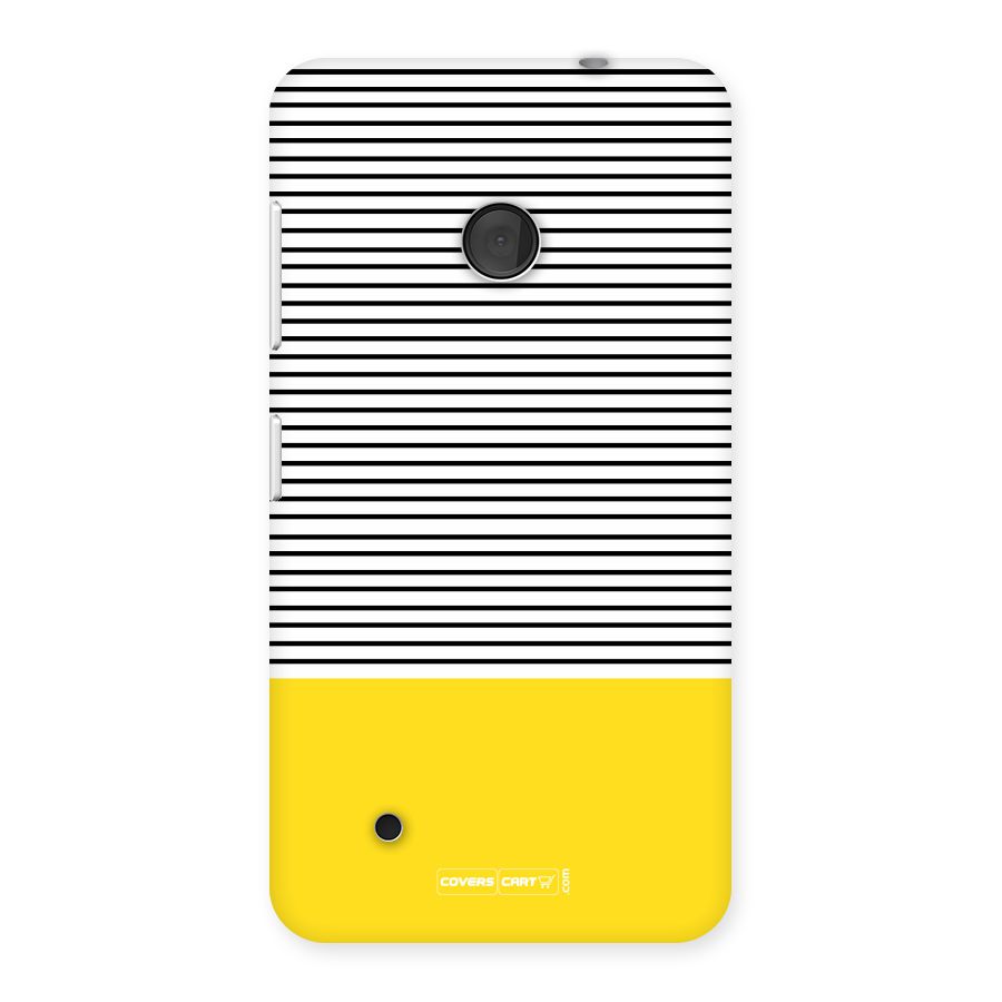 Bright Yellow Stripes Back Case for Lumia 530