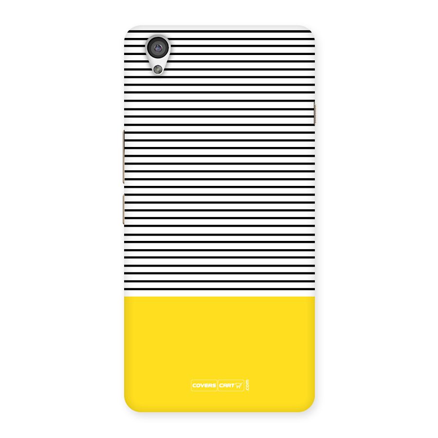Bright Yellow Stripes Back Case for OnePlus X