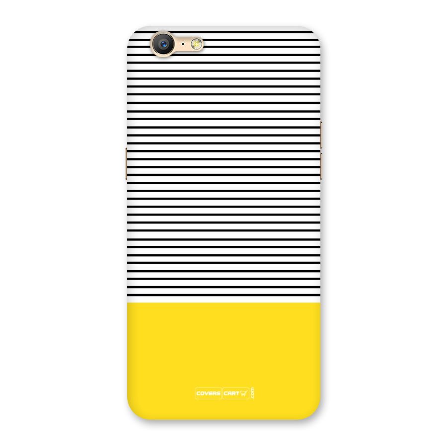 Bright Yellow Stripes Back Case for Oppo A57