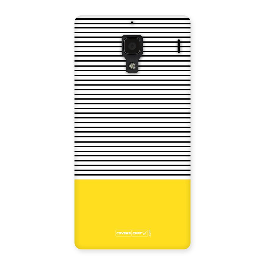 Bright Yellow Stripes Back Case for Redmi 1S
