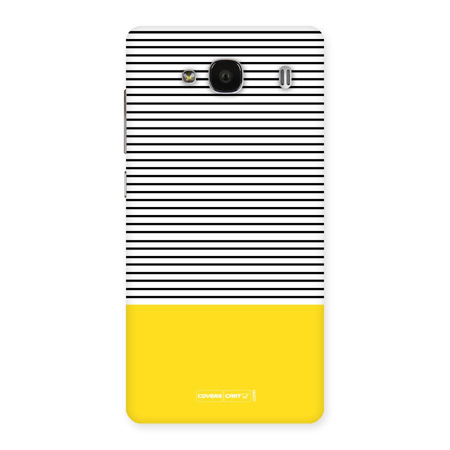 Bright Yellow Stripes Back Case for Redmi 2