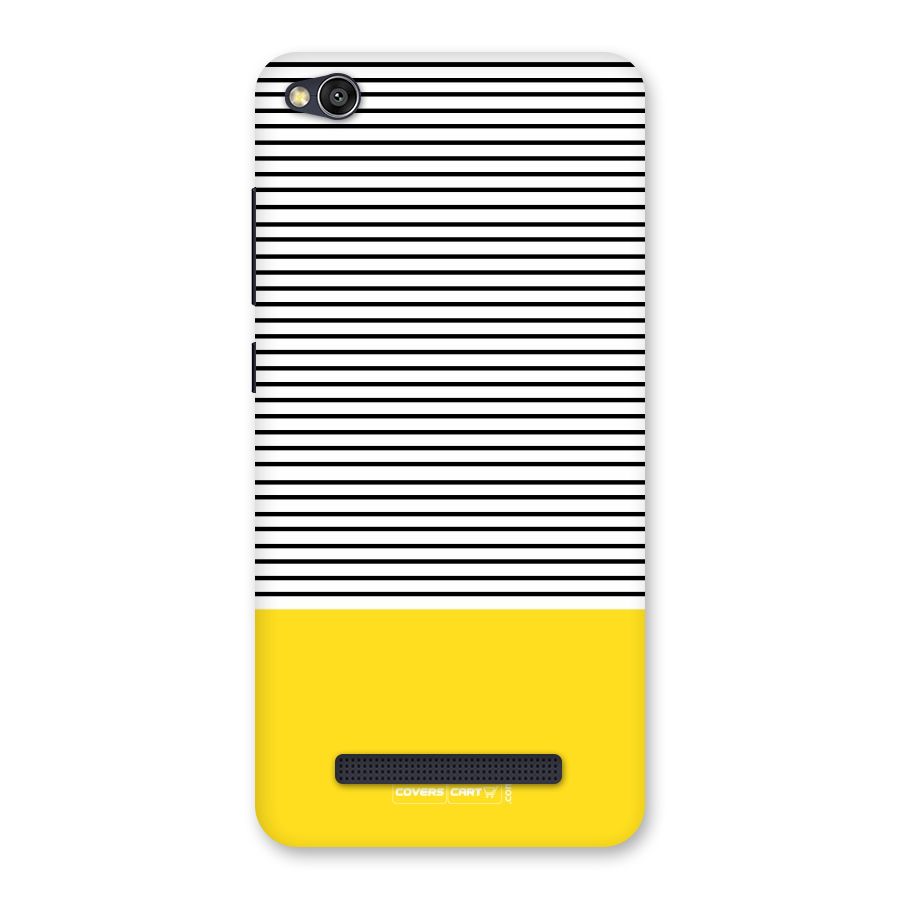 Bright Yellow Stripes Back Case for Redmi 4A