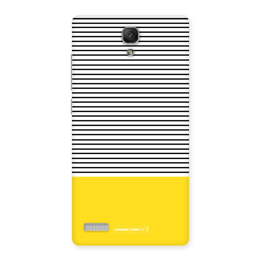 Bright Yellow Stripes Back Case for Redmi Note