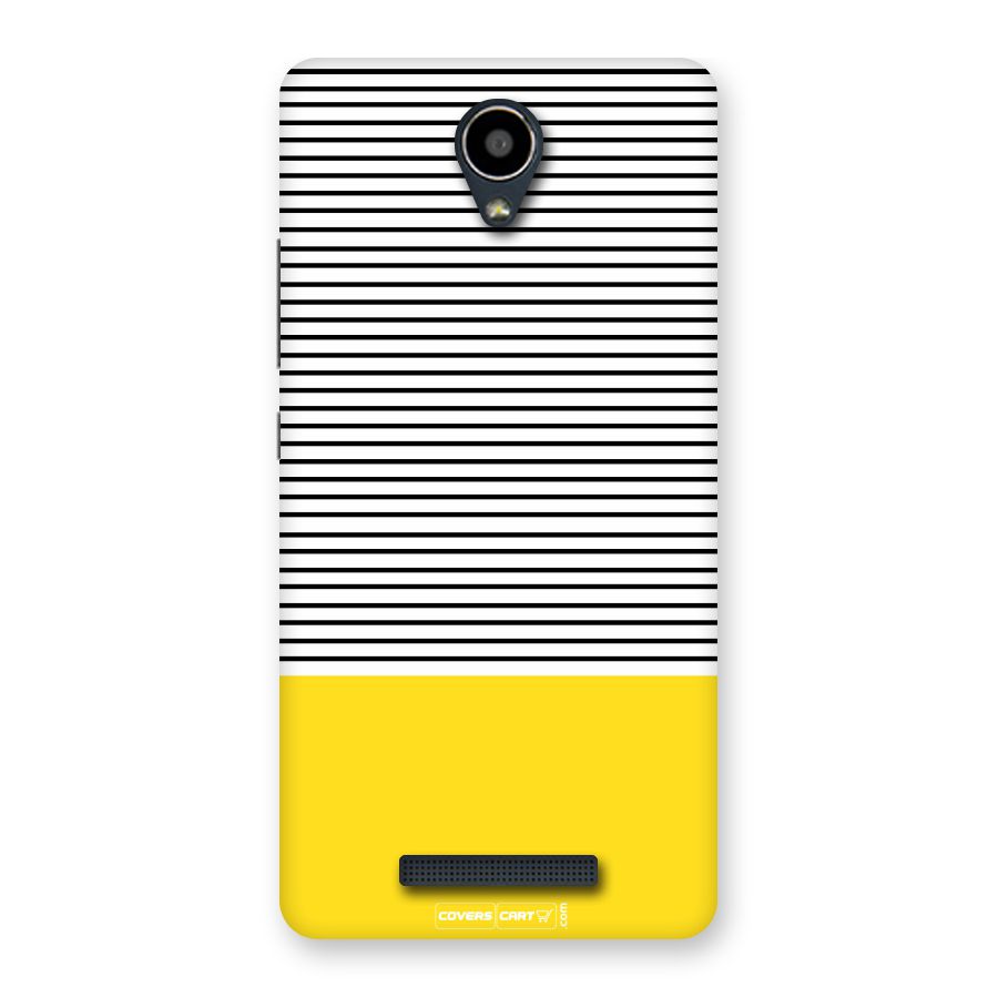 Bright Yellow Stripes Back Case for Redmi Note 2