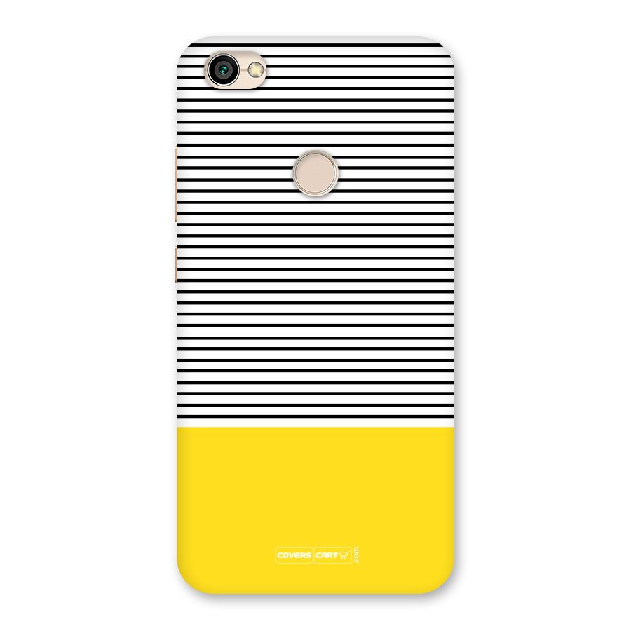 Bright Yellow Stripes Back Case for Redmi Y1 2017