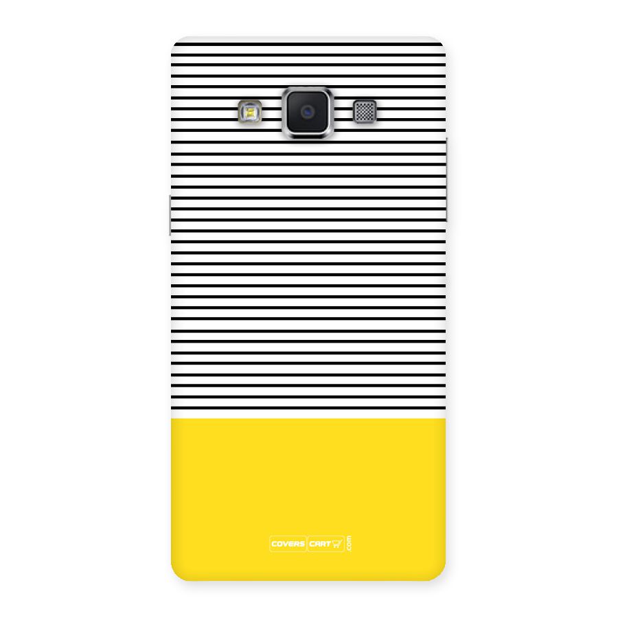 Bright Yellow Stripes Back Case for Samsung Galaxy A5