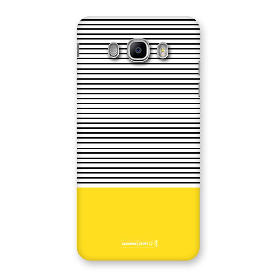 Bright Yellow Stripes Back Case for Samsung Galaxy J5 2016