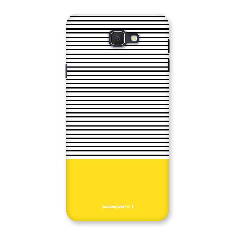 Bright Yellow Stripes Back Case for Samsung Galaxy J7 Prime