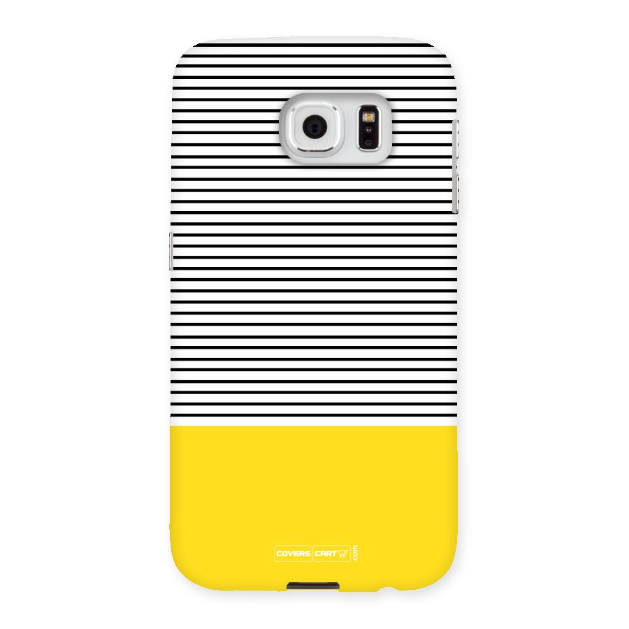 Bright Yellow Stripes Back Case for Samsung Galaxy S6