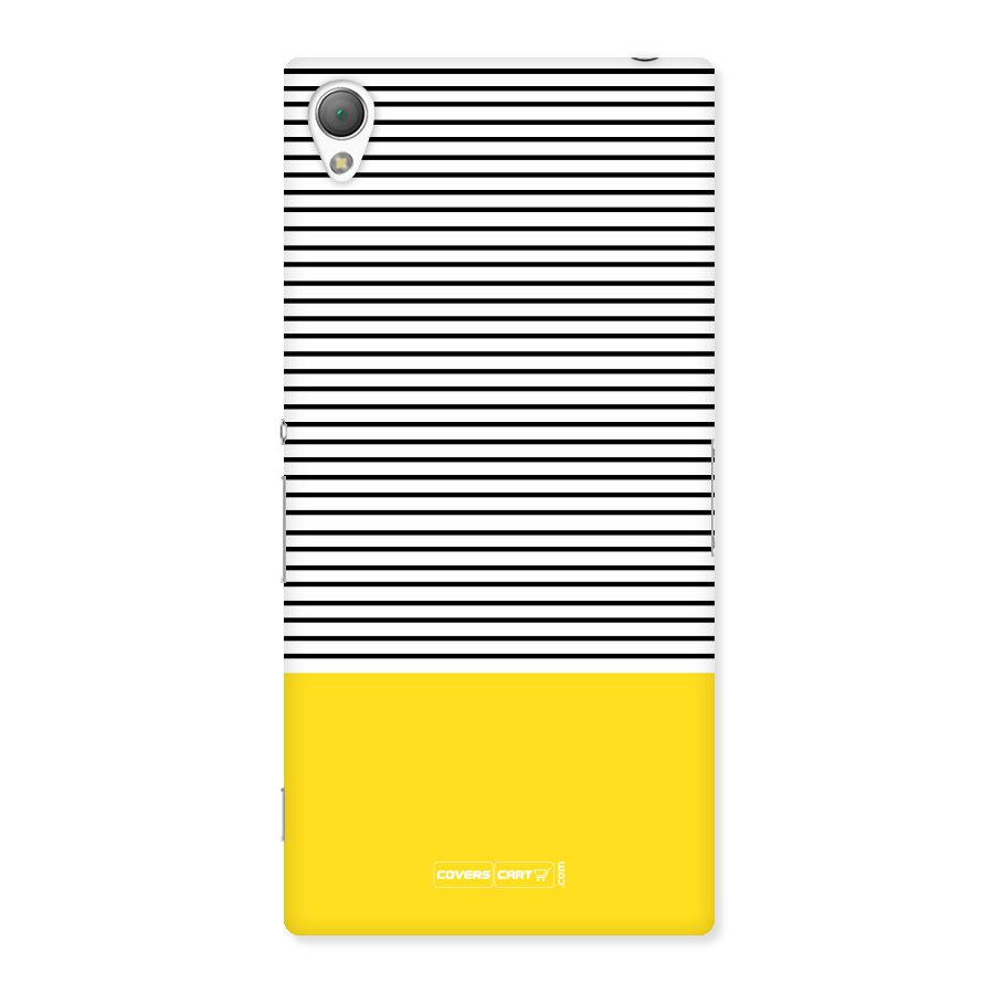 Bright Yellow Stripes Back Case for Sony Xperia Z3