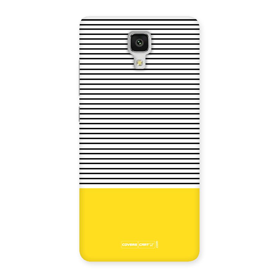 Bright Yellow Stripes Back Case for Xiaomi Mi 4