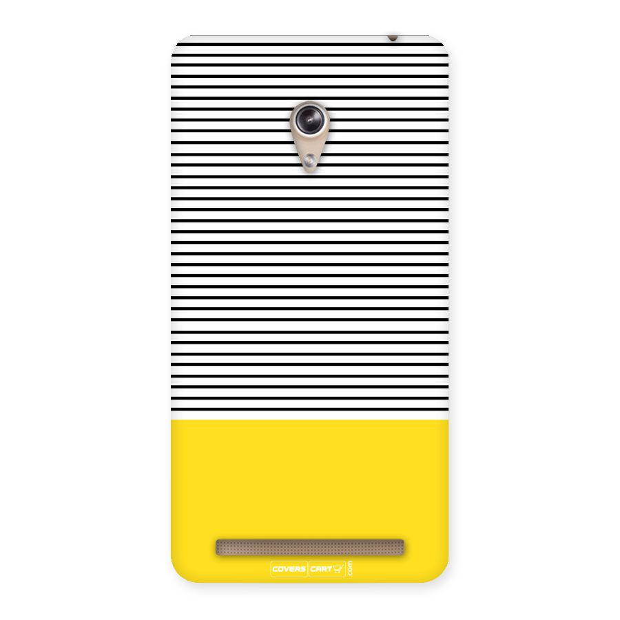 Bright Yellow Stripes Back Case for Zenfone 6