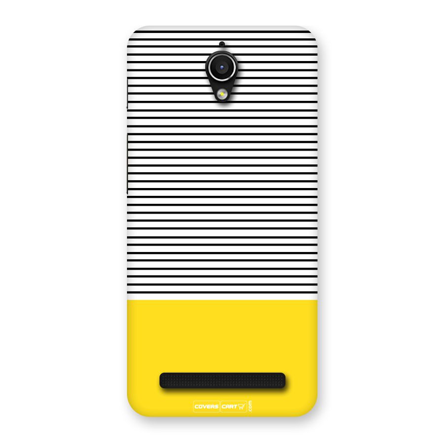 Bright Yellow Stripes Back Case for Zenfone Go