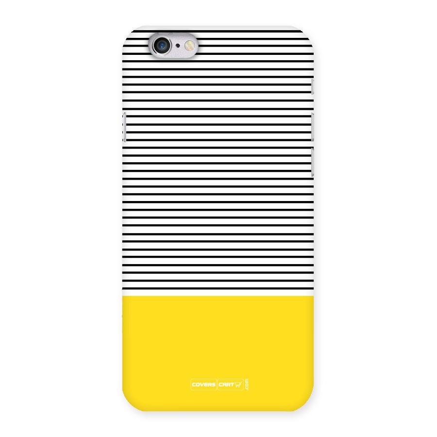 Bright Yellow Stripes Back Case for iPhone 6 6S