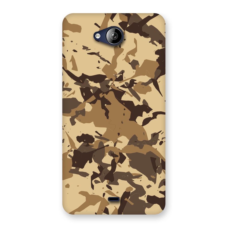 Brown Camouflage Army Back Case for Canvas Play Q355