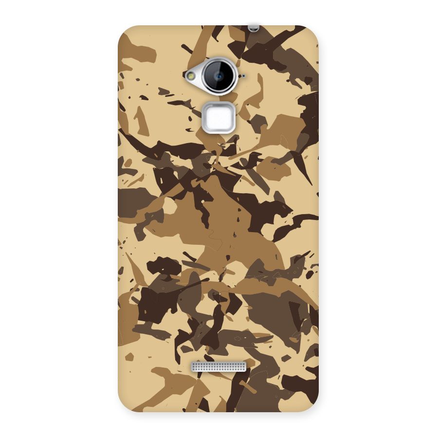 Brown Camouflage Army Back Case for Coolpad Note 3