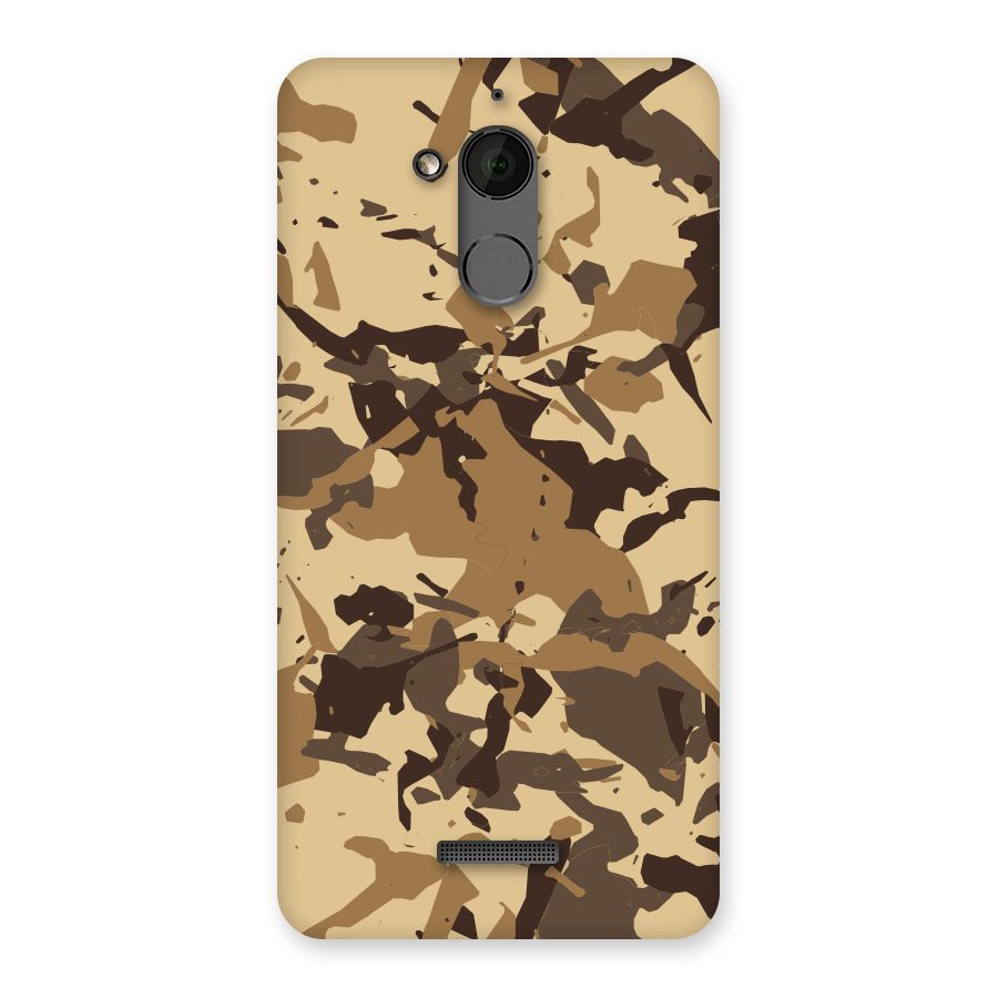 Brown Camouflage Army Back Case for Coolpad Note 5